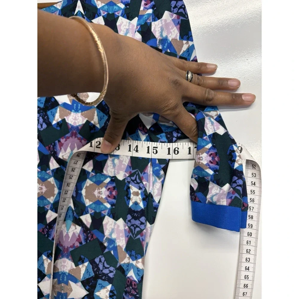 Eliza‎ J. Women Blue Shift Dress Size 8 Stretchy Party Cocktail